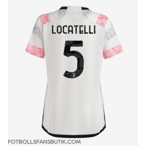 Juventus Manuel Locatelli #5 Replika Bortatröja Damer 2023-24 Kortärmad